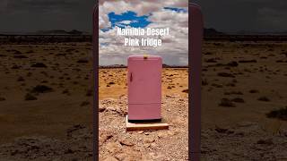 In Namibia you can find a pink fridge in the middle of the desert to quench your thirst.