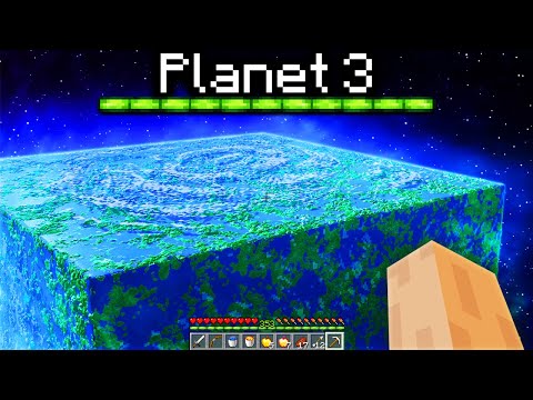 Minecraft, But there are Custom Planets...