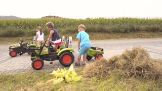 Minamas traktorius su kaušu ir priekaba - vaikams nuo 3 iki 7 metų | CLAAS Arion | Falk