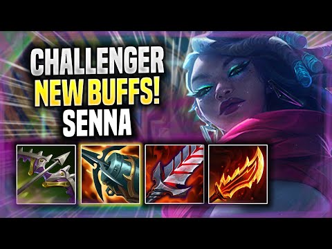 KOREAN CHALLENGER TRIES SENNA WITH NEW BUFFS! - Korean Challenger Plays Senna ADC vs Ezreal!