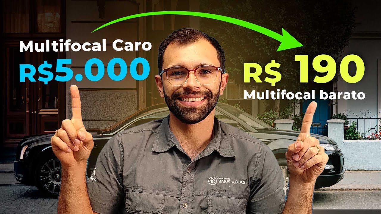 Qual a diferença das lentes Mulltifocal Barata e Cara?