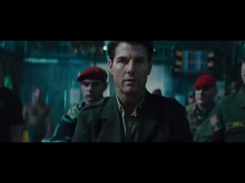 Trailer frame: Tilt down the Louvre pyramid toward black water; the score growls under the approach