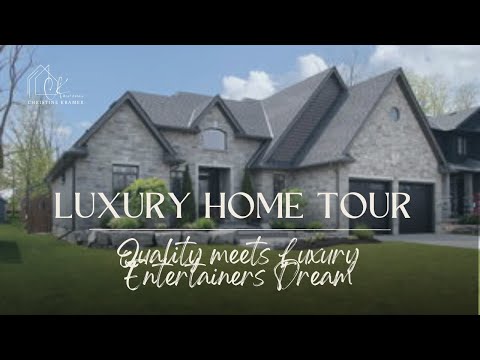 Luxury Home Tour with Backyard Oasis - Ingersoll, Ontario