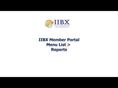 IIBX Clearing Member Portal for Futures Trading
