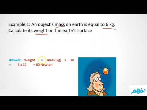 mass and weight part 2 - علوم لغات للصف السادس الابتدائي - الترم الأول - نفهم- science