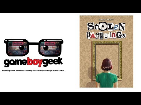 Stolen Paintings Pre-sale Preview with the Game Boy Geek
