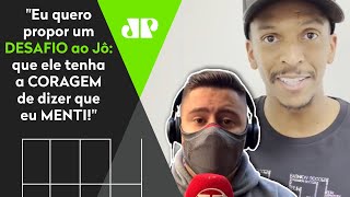 Jô nega ida a festa clandestina, e repórter que flagrou rebate: ‘Te desafio a falar que eu menti’