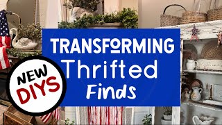 Beginner DIYs & Thrifted upcycling ideas for Home Decor | cozy home decorating 
