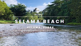 Selama Beach Campsite | Camping by a Beachlike River Paradise | ASMR | Sound of 