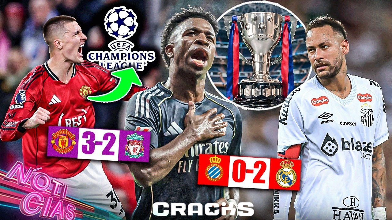 Doblete de Vini; ¿Barça campeón vs Madrid? | United vuelve a Champions | ¿Se peleó Neymar?