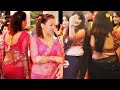 Nepali Aunty Teej Transparent Saree Hot Teej Hot Saree Wedding Dance Teej Highlights Dance Party