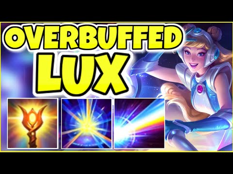 THEY BUFFED LUX FIVE (5) TIMES IN ONE PATCH ... AND NOW SHE'S A HYPERCARRY SUPPORT!