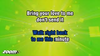 The Everly Brothers - Walk Right Back (No Harmony) - Karaoke Version from Zoom Karaoke