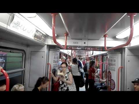 Metro v Miláně (Itálie): Jízda metrem na trase: "Lotto" - "Lampugnano"