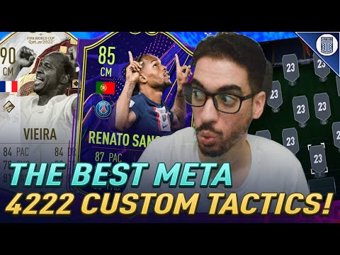 *POST PATCH* META 4222 CUSTOM TACTICS FOR FIFA 23 ULTIMATE TEAM ELITE/FUTCHAMPS RANK 1