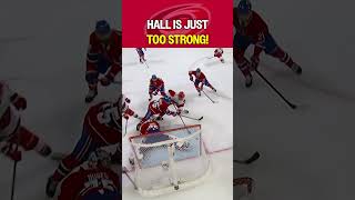 Hall OUTWORKS Montreal for the goal! ????????????