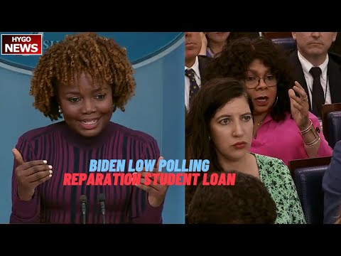 Why Biden low polling: feeling differently; Biden On Reparation Bill; student loan forgiveness