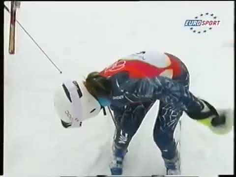 Julia Mancuso wins gold medal GS Torino 2006 Winter Olympic Games