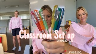 clearing out my classroom // primary school teacher in Ireland