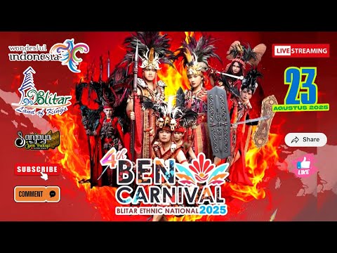 🔴Live BLITAR ETNIC NATIONAL‼️BEN CARNIVAL 2025 KOTA BLITAR EAST JAVA INDONESIA