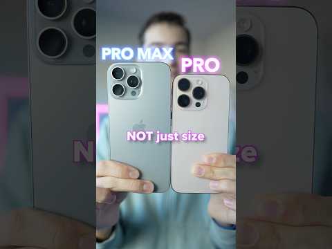 iPhone 16 pro vs pro MAX🤔#iphone16