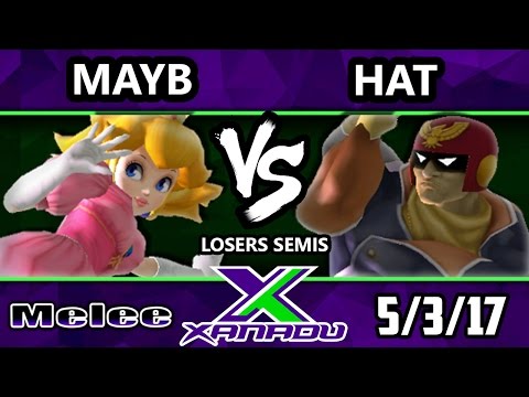 Xanadu 200 - Mayb (Peach) Vs. Hat (Captain Falcon, Sheik) SSBM LS Tournament - Smash Melee