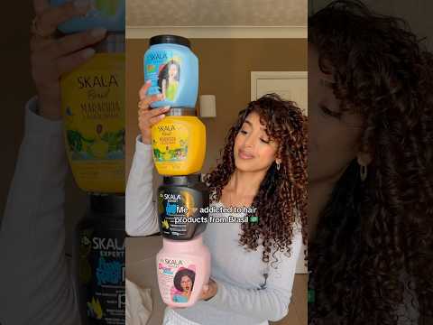 Curly hair products from Brasil  #skala #haircare #brazil #curlyhair
