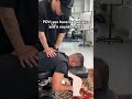 Bad POSTURE fixed #chiropractic #asmrsounds #adjustment #reaction #posture