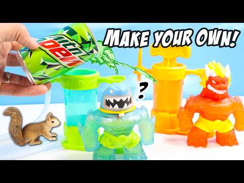 Набор Goo Jit Zu Hero Creator Траш Thrash Создай собственную ультратягучую фигурку с 3 видами слайма 123664 Moose Toys - фото 1 - id-p2898130480