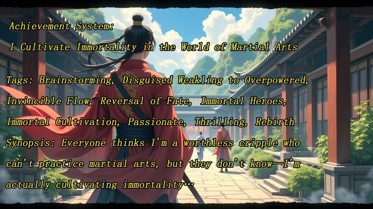 Achievement System: I Cultivate Immortality in the World of Martial Arts