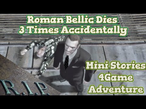 Niko Bellic laughs 3 Times when Roman Bellic Dies Accidentally