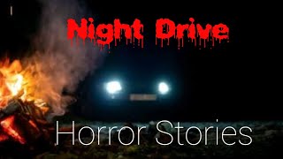 Scary Night Drive Horror Stories| Alone At night Creepy Stories ( With Rain Sound)