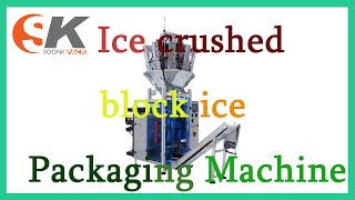 160G ice tube packing machine price youtube video