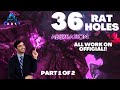 [ARK] 36 BUILDABLE Rat Holes on ABERRATION (All work on Official) Part 1 of 2 [1-18]