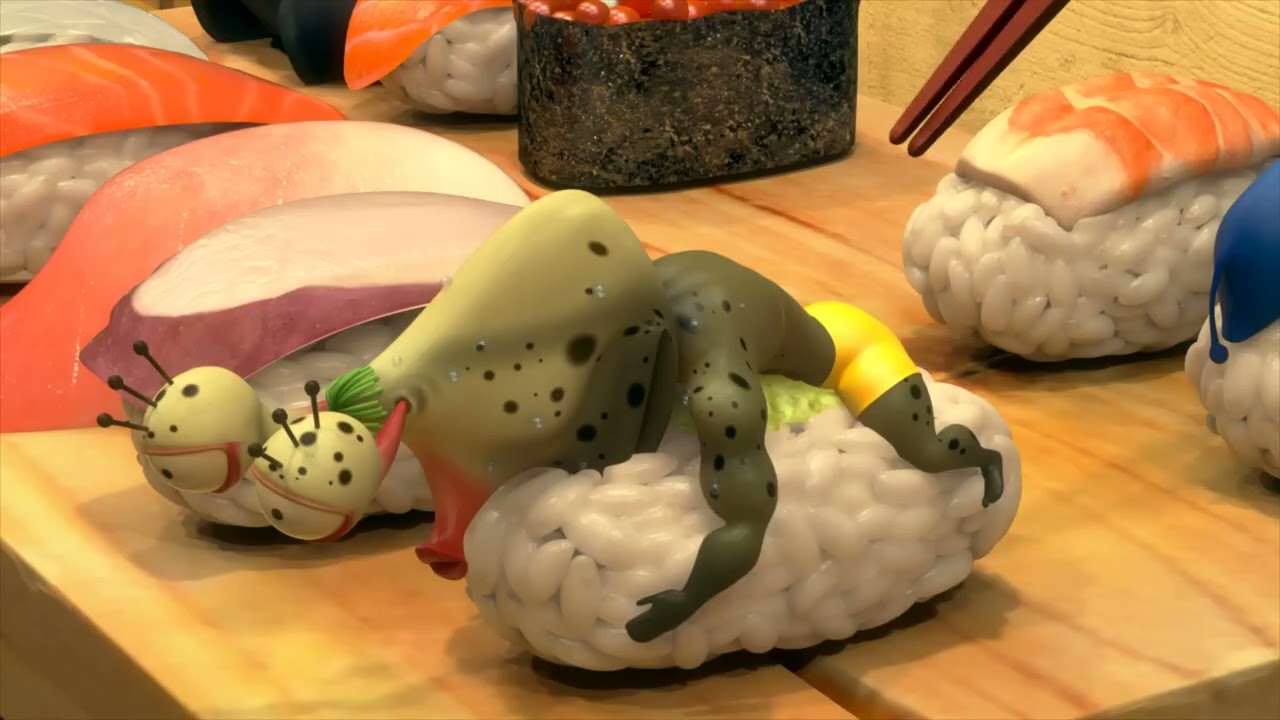 Sushi Mischief Claymation