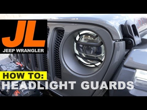 Jeep Wrangler JL Rugged Ridge Headlight Guards Install & Review
