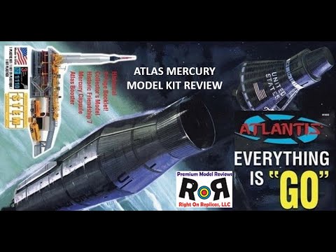 Mercury Capsule & Atlas Booster 1:110 Scale Atlantis H1833  -Model Kit Build & Review