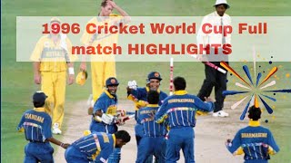 sri lanka vs australia 1996 world cup final full m