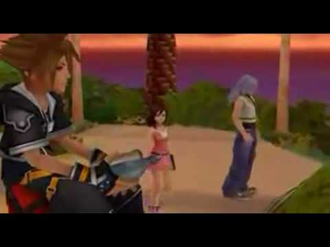 Sora, Riku and Kairi in Kingdom Hearts Birth By Sleep