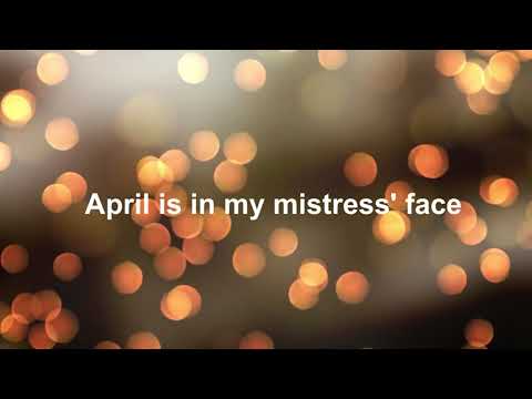 Madrigal: April is in My Mistress' Face - Lyrics - Thomas Morley