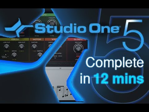 Studio One 5 – Tutorial für Anfänger in 12 MINUTEN! [KOMPLETT]
