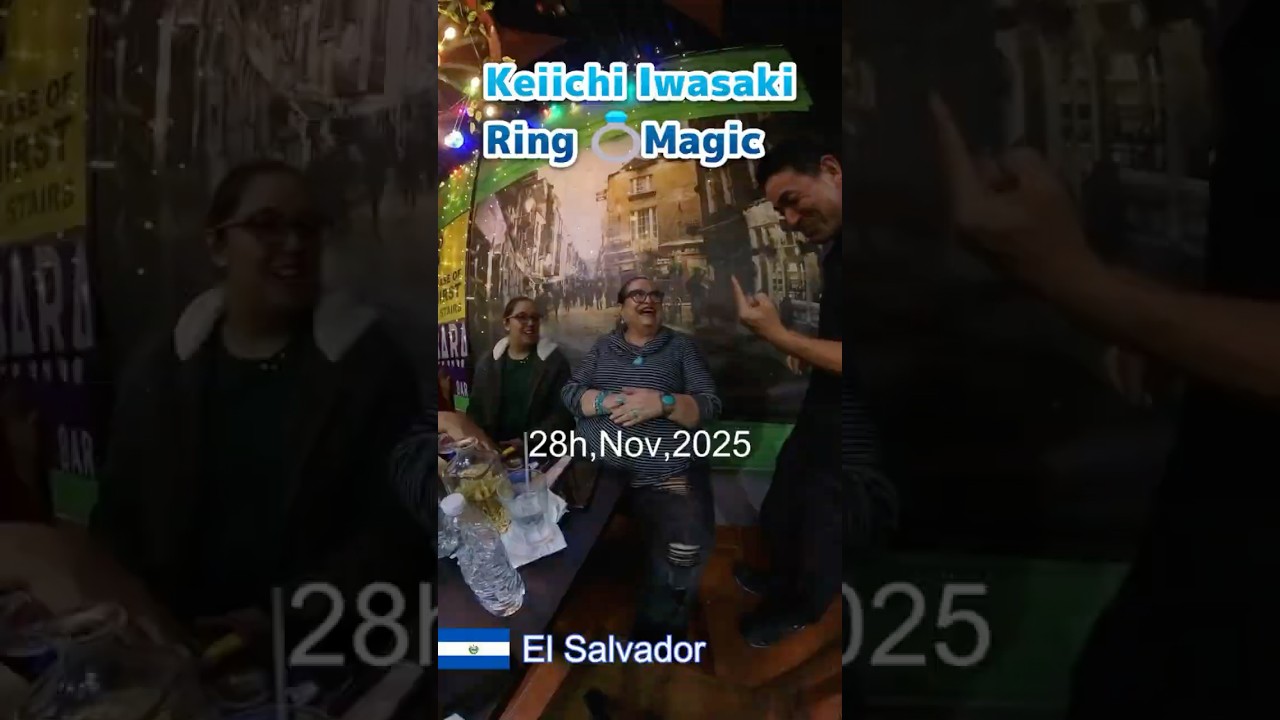 Keiichi Iwasaki Ring Magic in El Salvador#人力世界一周#KeiichiIwasaki