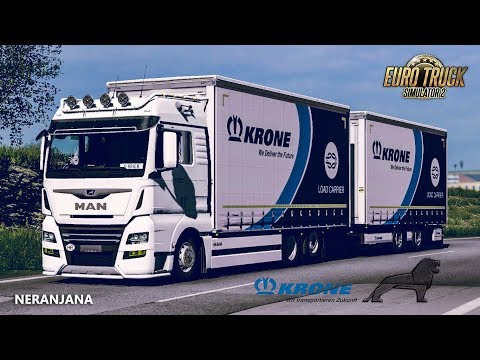 ETS 2 Mod | DLC Krone BDF addon by Pannickus for MAN TGX E6 BY MADSTER ETS 2 [1.35]