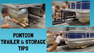 Pontoon Trailer & Storage Tips
