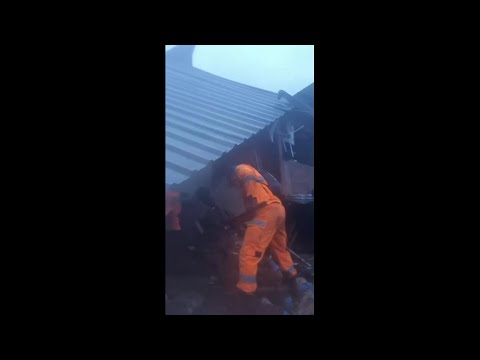 Video Thumbnail: Firefighters search for people after structure collapsed due to rains in Brazil | AFP