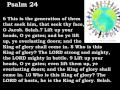 Bible Reading Psalm 24 