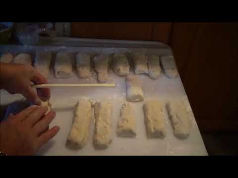 Qhia ua khob noom fried Bread sticks - How to make fried Bread sticks 1