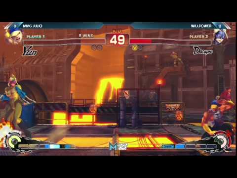 USF4: Willpower (Decapre) vs MMG Julio (Yun) - Alpha Clash XIII