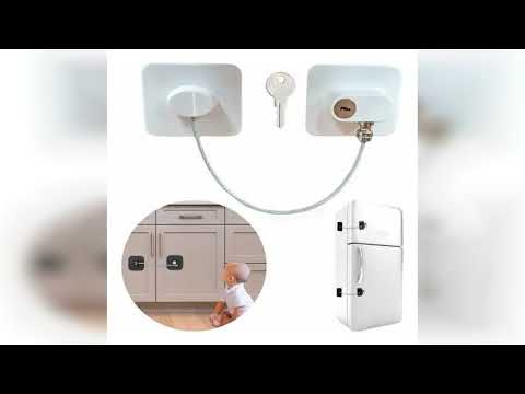 Review: Trava Tranca Cadeado P/ Geladeira, Armário E Outros Branco