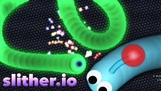 Slither.io: COMO FICAR TOP 1 SEM HACK !!!